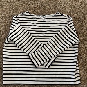 Spanx striped shirt long sleeve